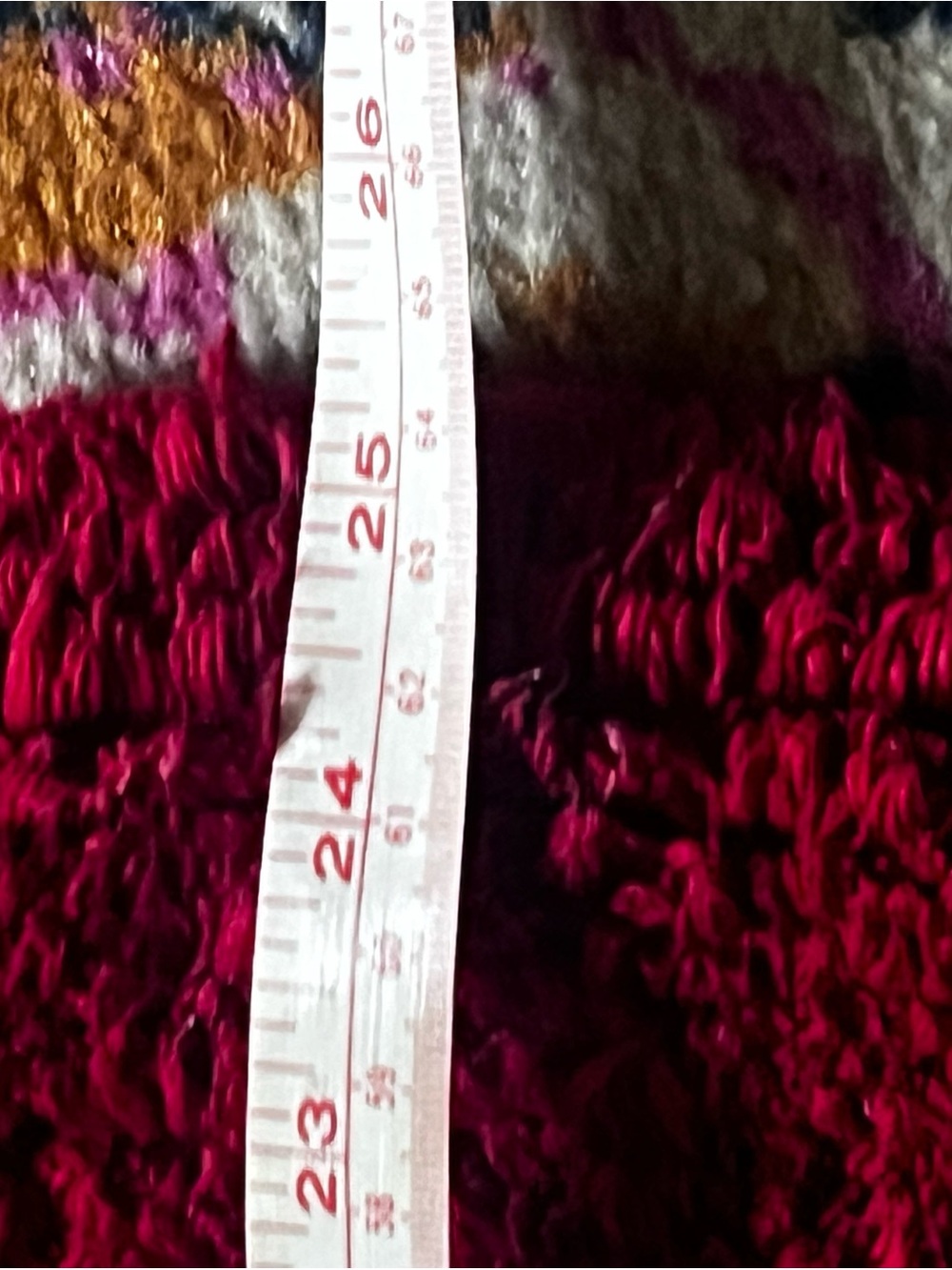 Canon red Round Bath Rug with White Script - Picture 6 of 13